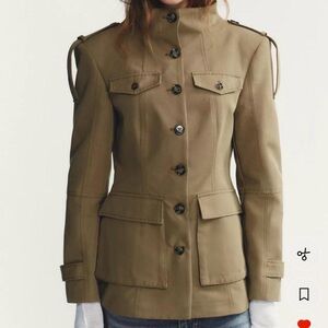 Looking for this Zara Khaki Utility Jacket please message me!